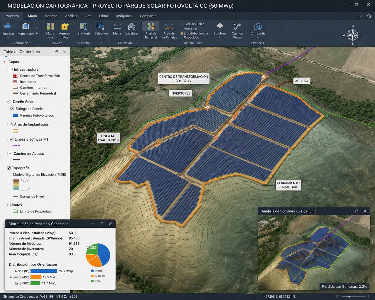Proyecto parque solar fotovoltaico